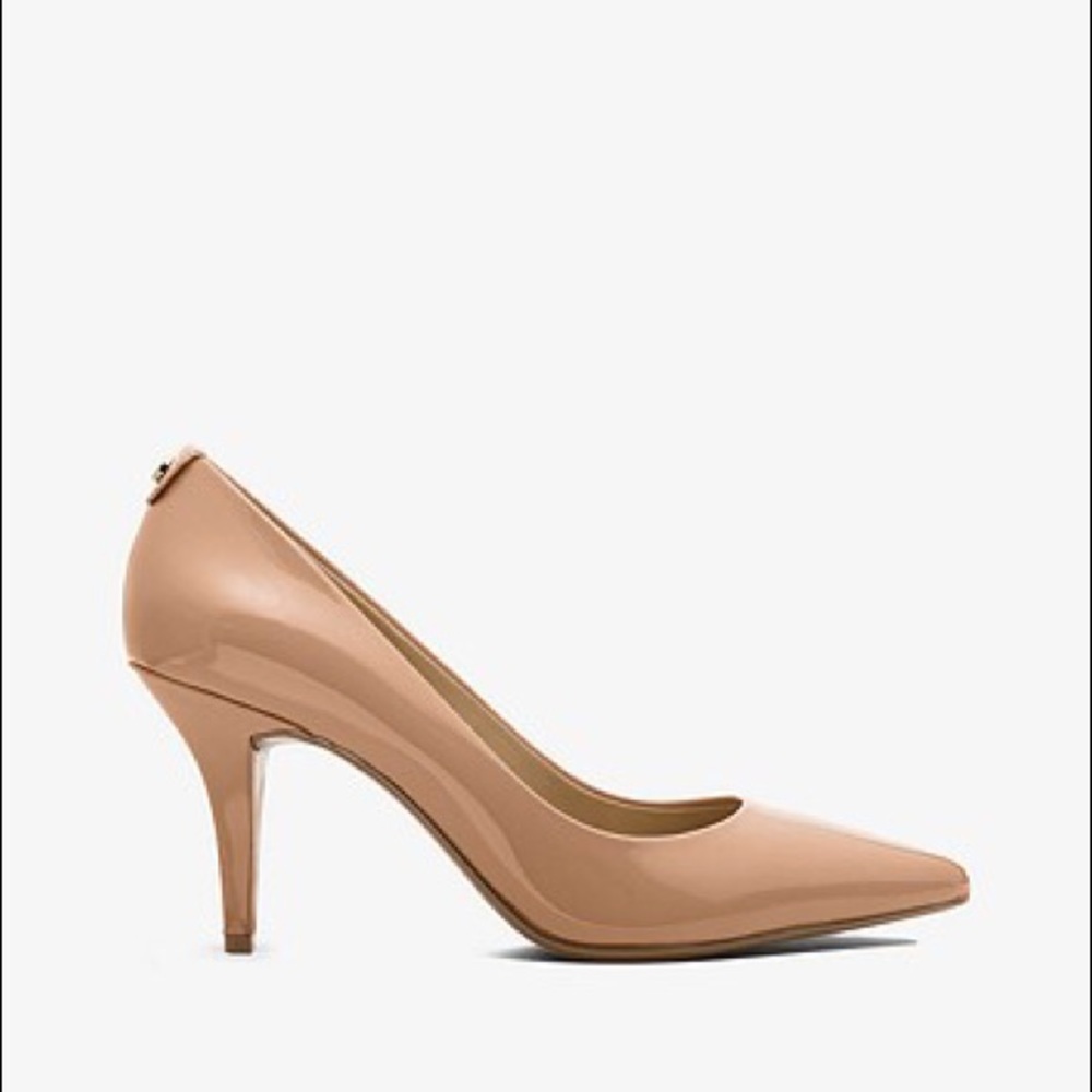 Michael Kors Nude Leather Pumps